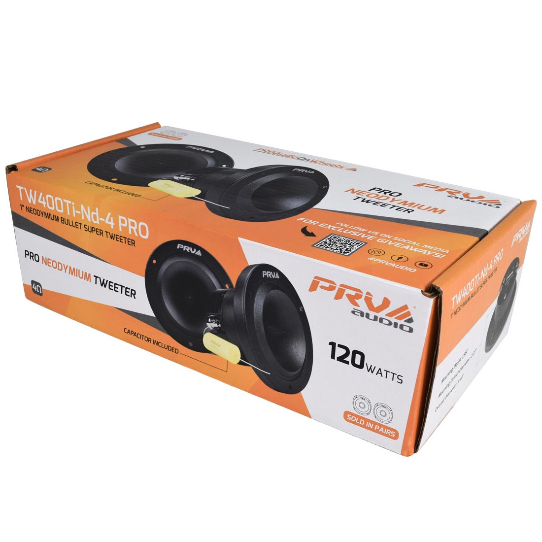 TW400TI-Nd-4 PRO Bullet Super Hochtöner Pair