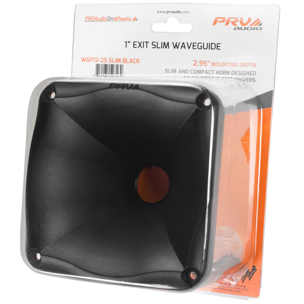 WGP12-25 SLIM BLACK Waveguide