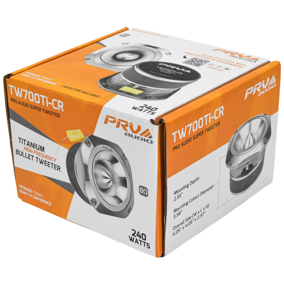 TW700Ti-CR Bullet Super Tweeter