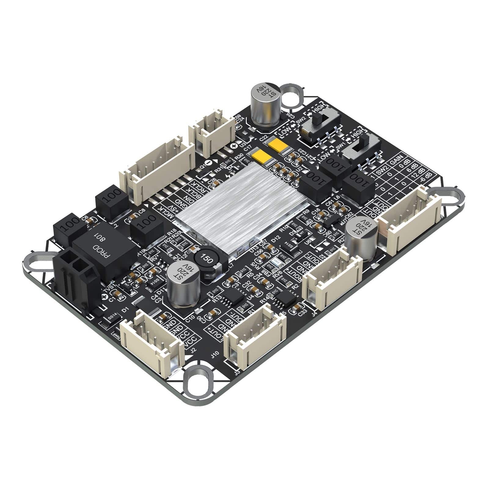 AA-AB41166 ASCM-D2A-PCM5122 I2S to Analog Single-ended Differential XLR DAC Signal Transceiver
