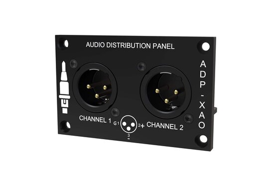 AA-AA11433 ADP-XAO Analog Output Audio Distribution Panel XLR 4mm Aluminum