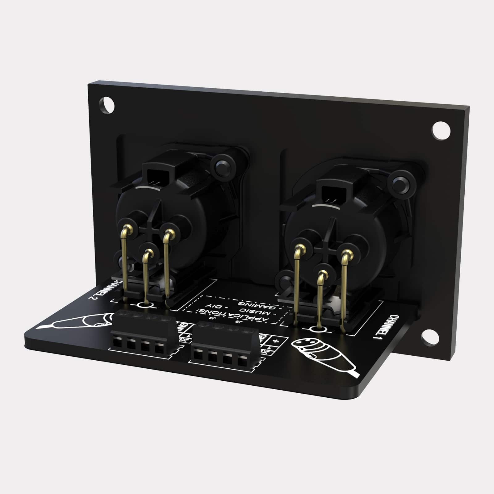 AA-AA11433 ADP-XAO Analog Output Audio Distribution Panel XLR 4mm Aluminum