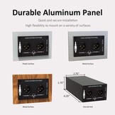 AA-AA11433 ADP-XAO Analog Output Audio Distribution Panel XLR 4mm Aluminum