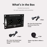 AA-AA11433 ADP-XAO Analog Output Audio Distribution Panel XLR 4mm Aluminum