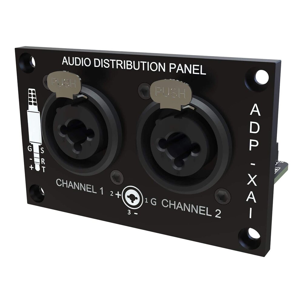 AA-AA11432 ADP-XAI Analog Input Audio Distribution Panel XLR / 6.35mm 1 ...