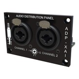 AA-AA11432 ADP-XAI Analog Input Audio Distribution Panel XLR / 6.35mm 1/4" TRS Stereo Female Connector