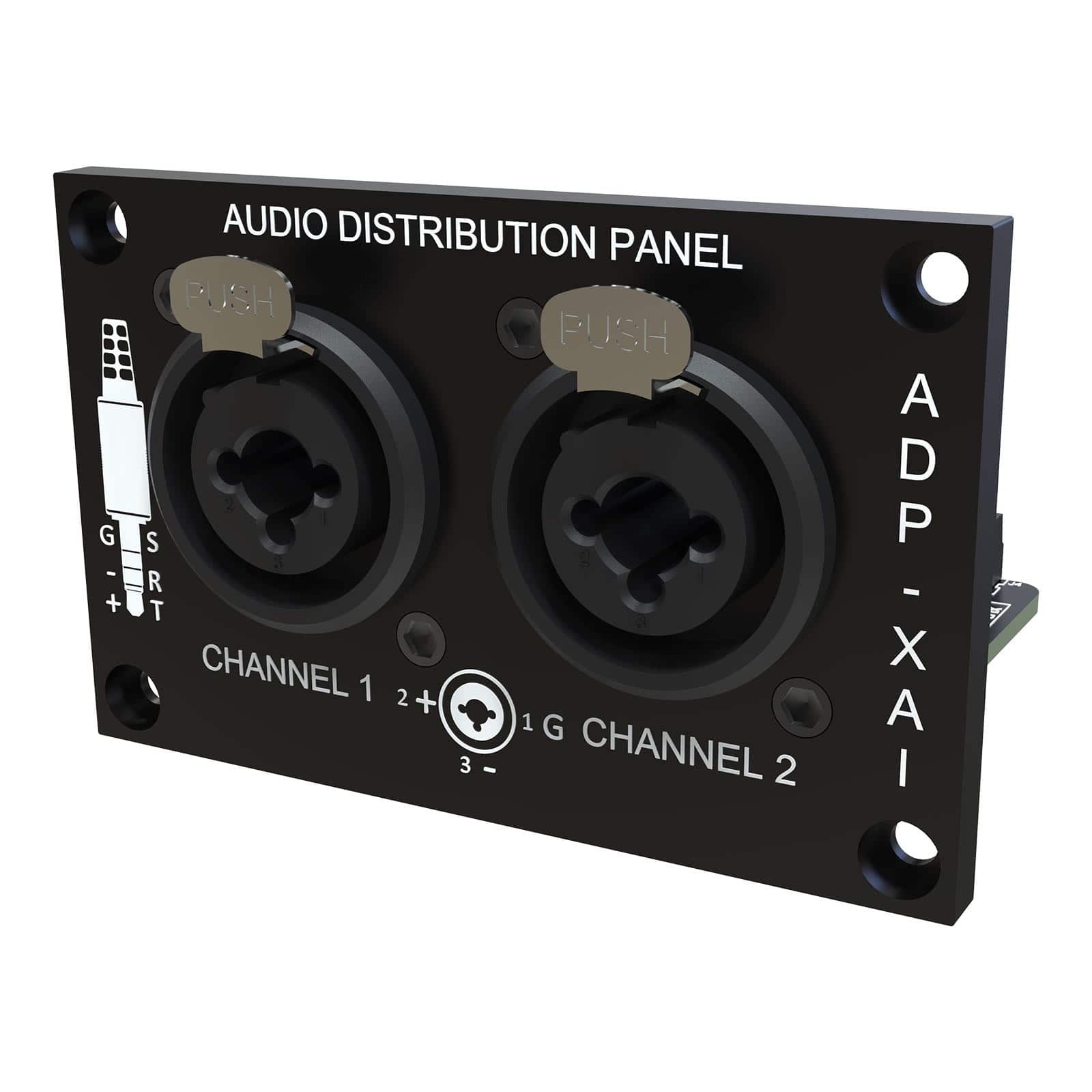 AA-AA11432 ADP-XAI Analog Input Audio Distribution Panel XLR / 6.35mm 1/4" TRS Stereo Female Connector