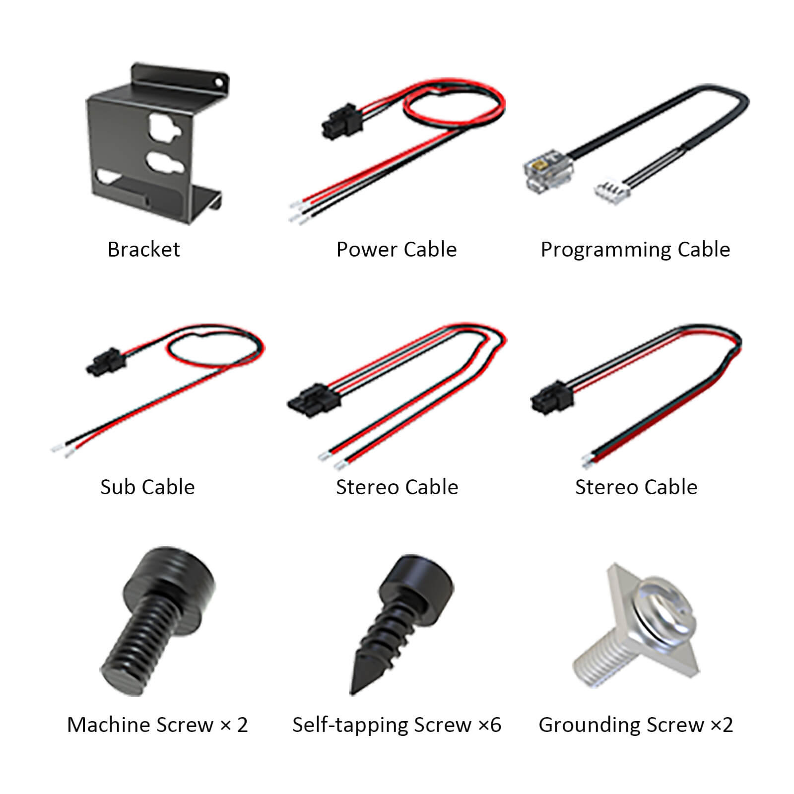 Functional Cables Kit for GAU4 Gaming Amplifier