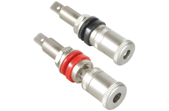 BPP-SN Premium Binding Post Paar Satin Nickel