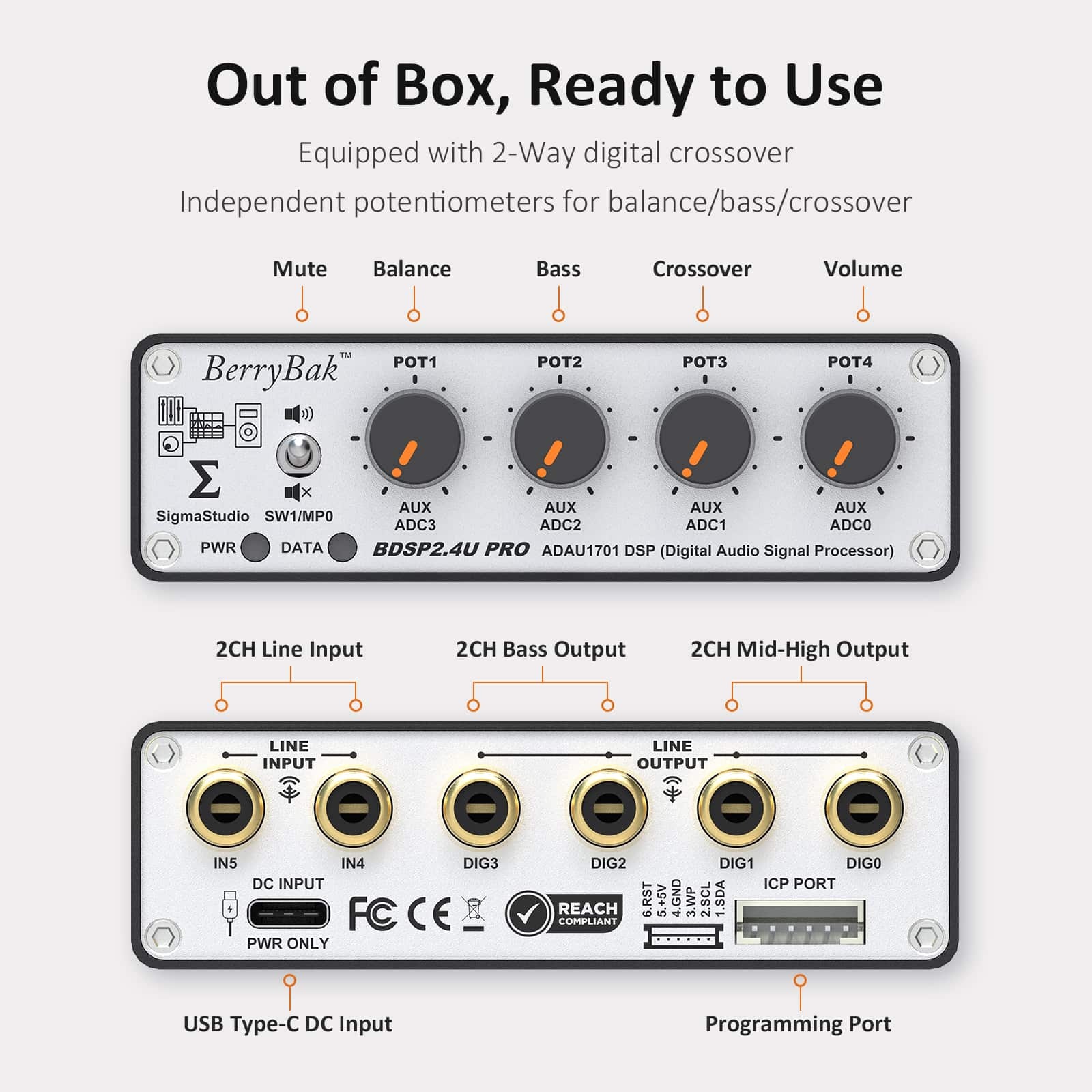 AA-AP23125 DSP Preamplifier | BDSP2.4U Pro