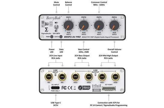AA-AP23125 DSP Preamplifier | BDSP2.4U Pro