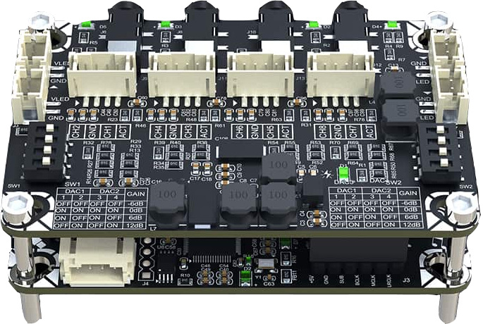 AA-AB41173 7.1CH multi-channel DAC converter for multi-speaker systems