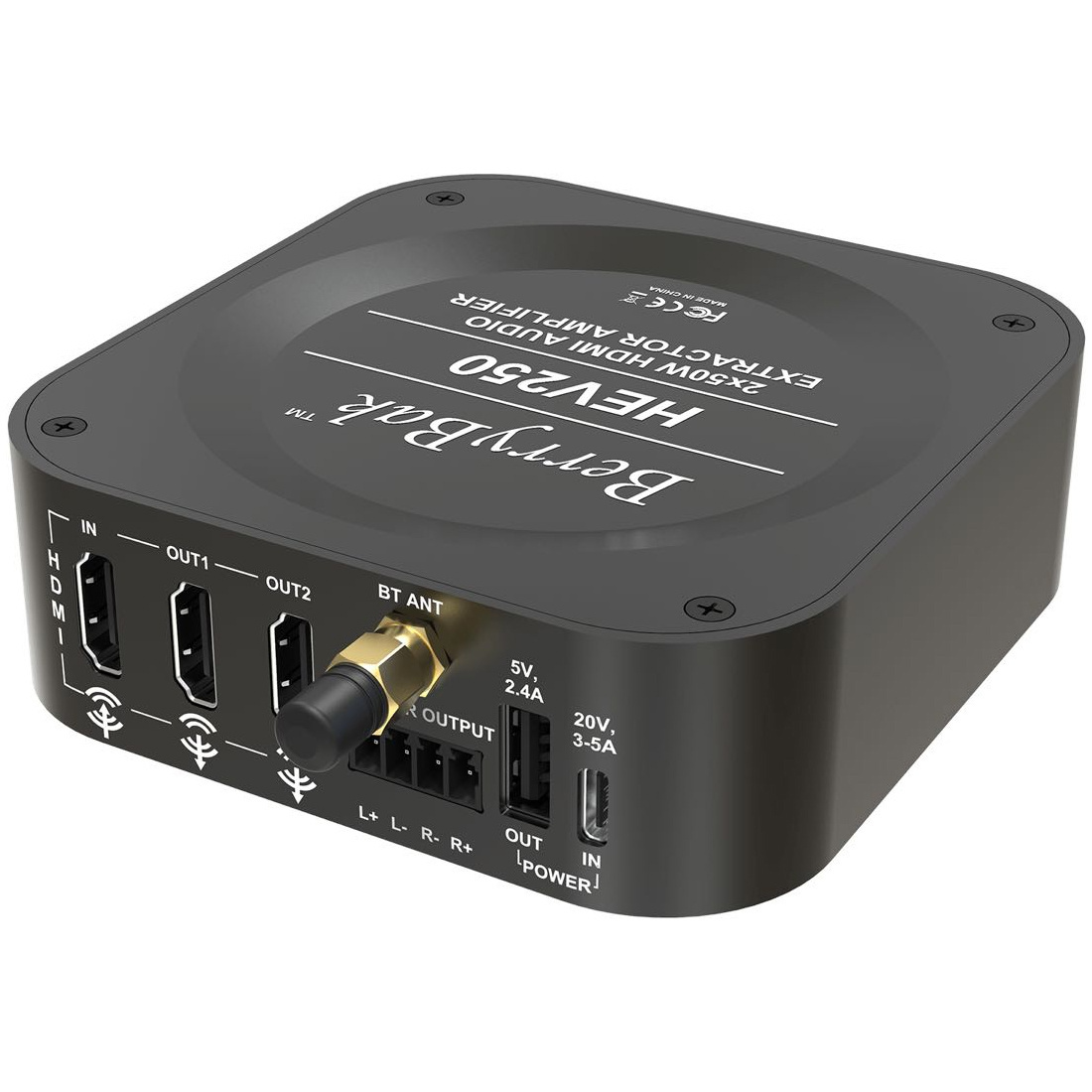 BerryBak HEV250 Stereo Amplifier