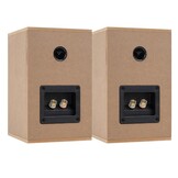 MK KIT Bookshelf Speaker Kit Pair with Knock-Down Cabinets
