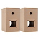 MK KIT Bookshelf Speaker Kit Pair with Knock-Down Cabinets