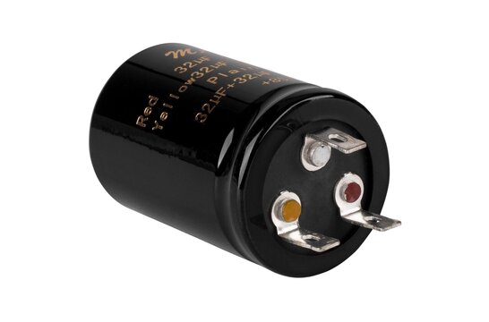 Electrolytic Polarized Multi-Section Can Cap | 32uf + 32uf | 500V