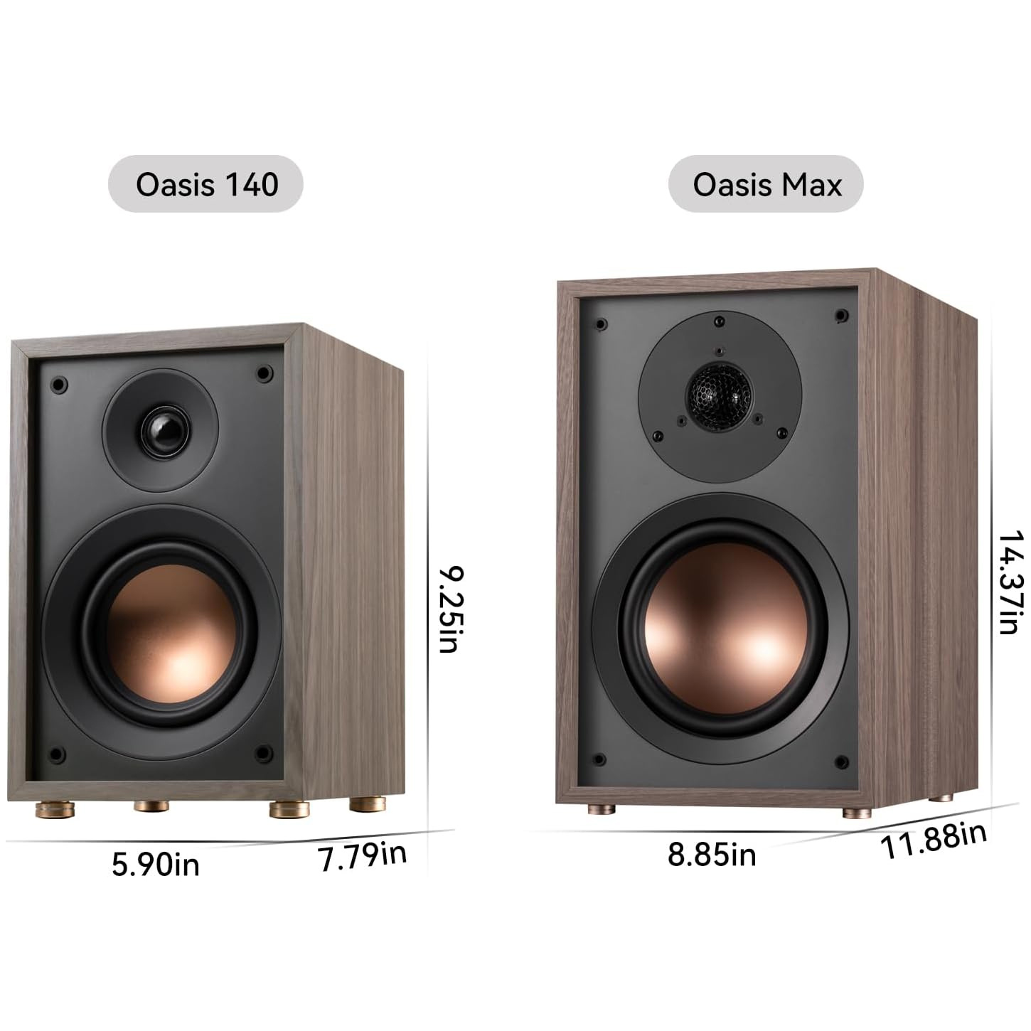 Swan Oasis Max Bookshelf Speakers