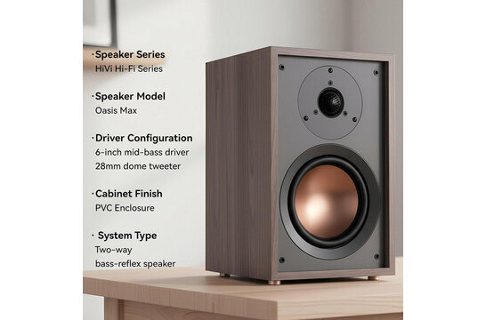 Swan Oasis Max Bookshelf Speakers