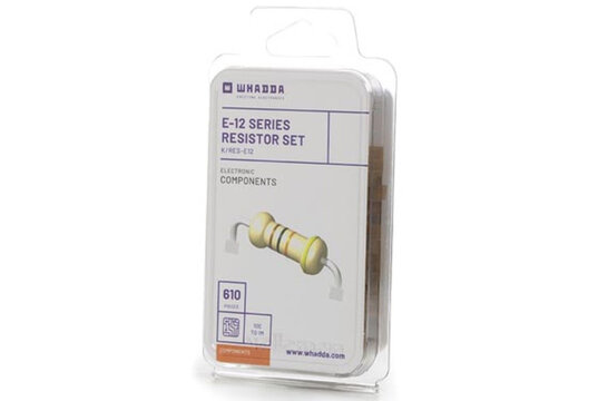 K/RES-E12 Carbon Film Resistor set | 610 pcs | 10E - 1M