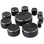 11-Piece Knob set Black 6 mm shaft