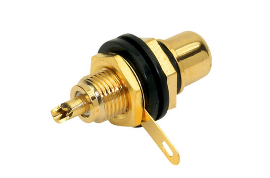 Cinch RCA Chassis Mount Black