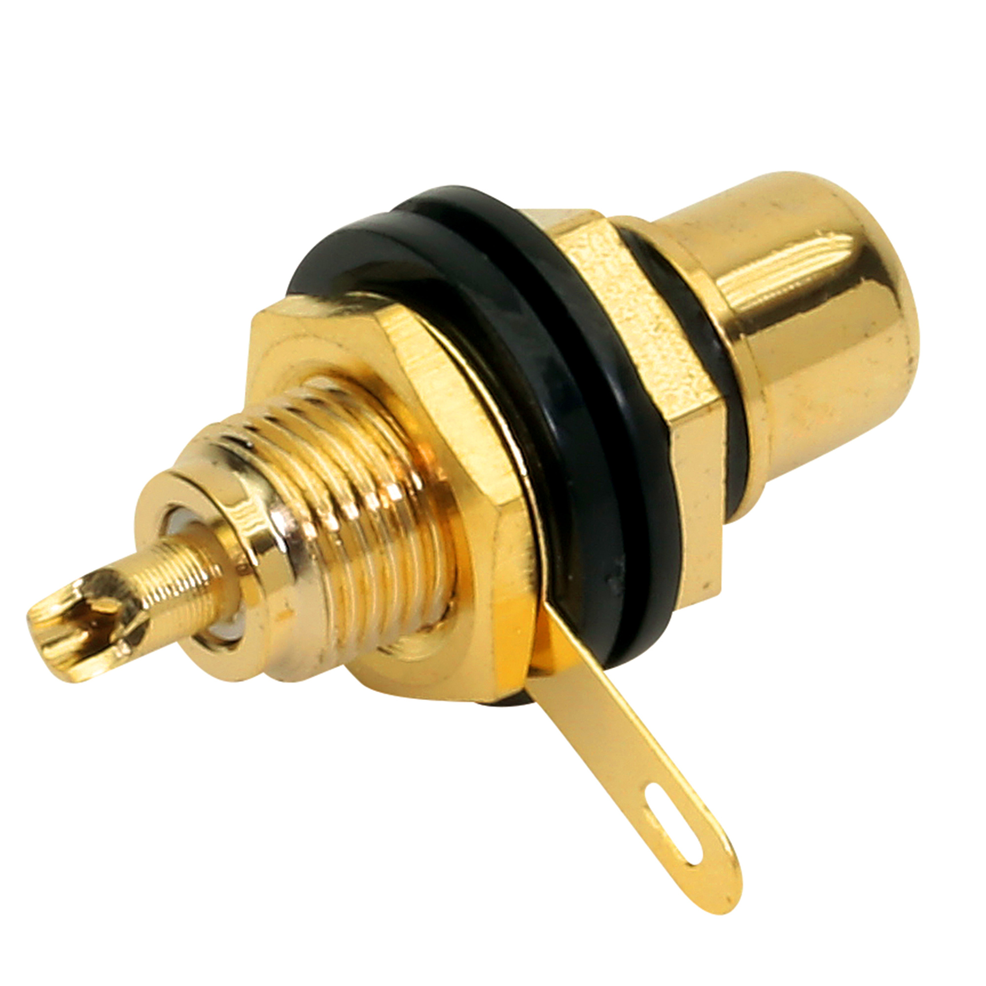 Cinch RCA Chassis Mount Black