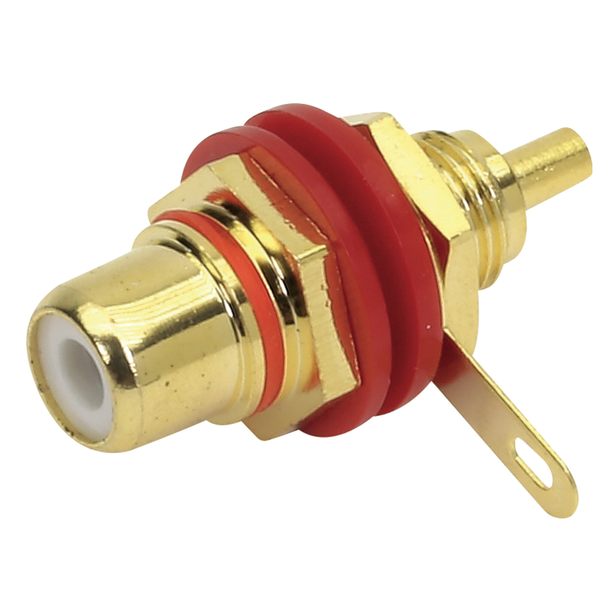 Cinch RCA Chassis Mount Red