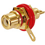 Cinch RCA Chassis Mount Red