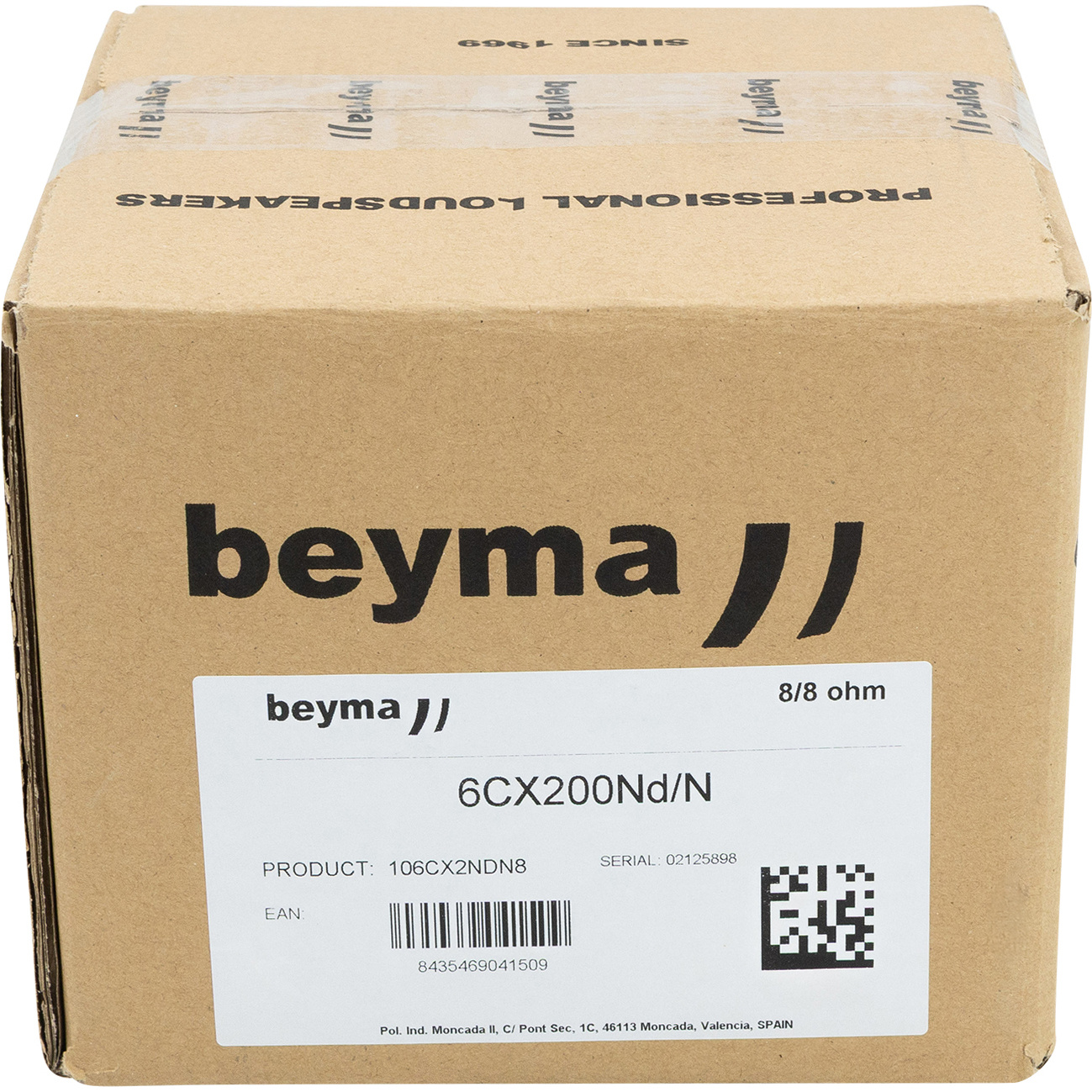 6CX200Nd/N Coaxial Woofer