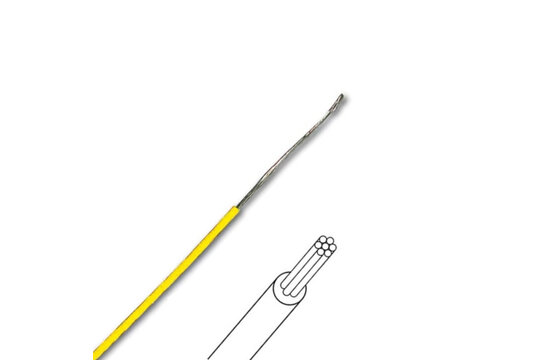 MOWY Multicore Hook-up Wire Yellow per meter