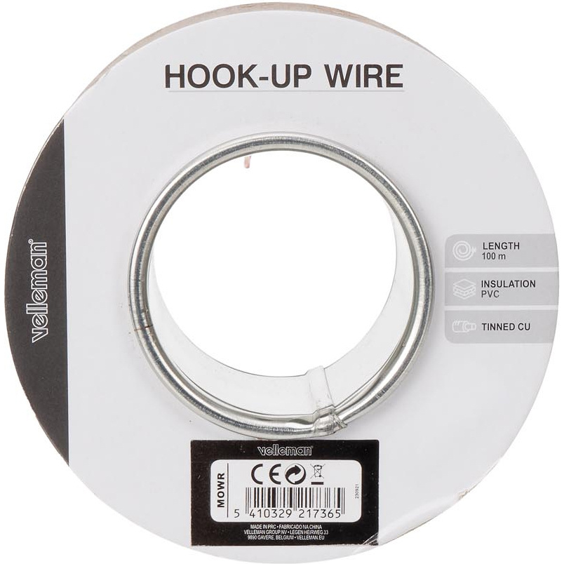 MOWR Multicore Hook-up Wire Red per meter