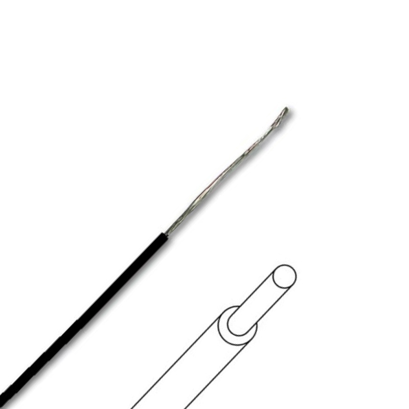 MOWMBK Full Core Hook-up Wire Black per meter