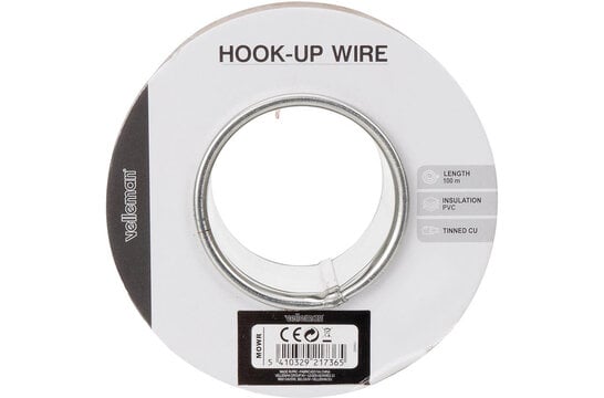 MOWMBK Full Core Hook-up Wire Black per meter