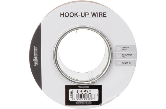 MOWMR Full Core Hook-up Wire Red per meter