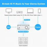 V1.0G Amplificatore Stereo TPA3116D2 Grey