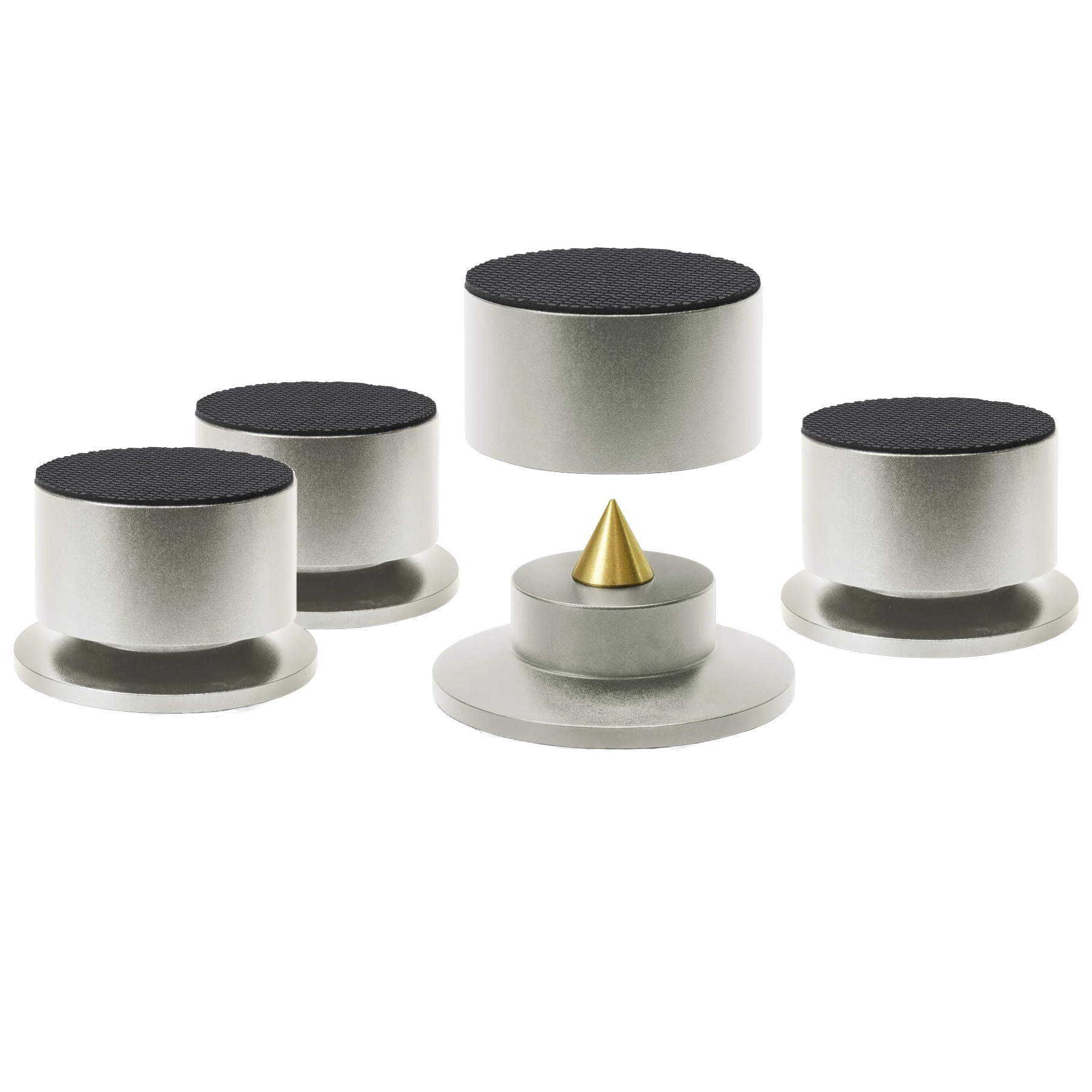 BA-4 High-End Assorbitori Argento Set Da 4 pcs.
