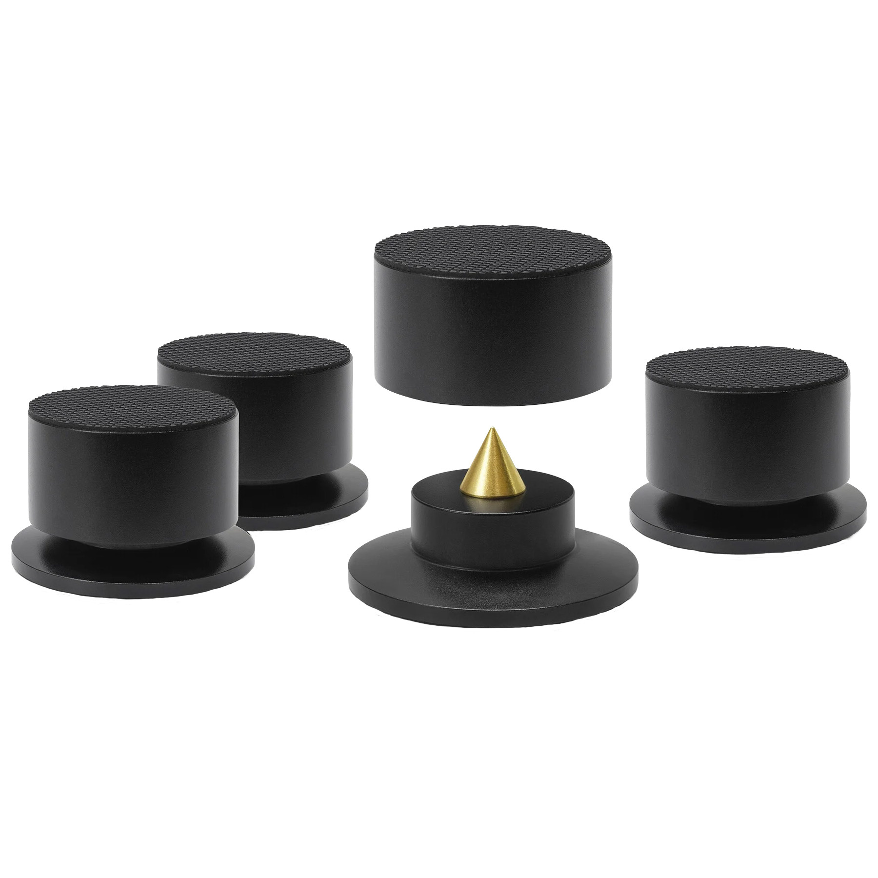 BA-4 High-End Assorbitori Nero Set Da 4 pcs.
