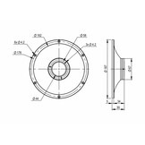 Satori WG29-187 87mm Waveguide Die Cast Aluminium