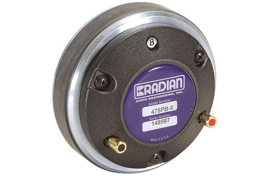 475PB-8 Compression Driver with Aluminum Dia and Push Buttons