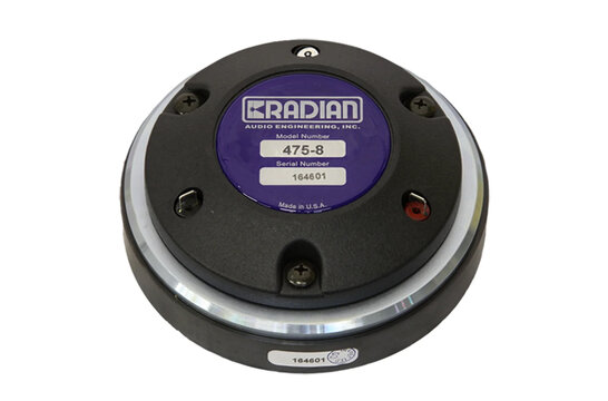475PB-8 Compression Driver with Aluminum Dia and Push Buttons