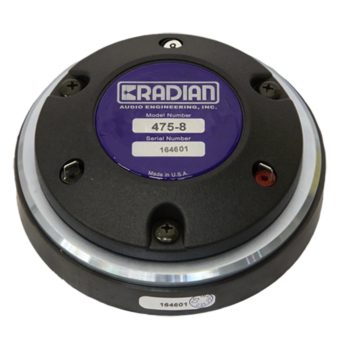 475PB-8 Compression Driver with Aluminum Dia and Push Buttons