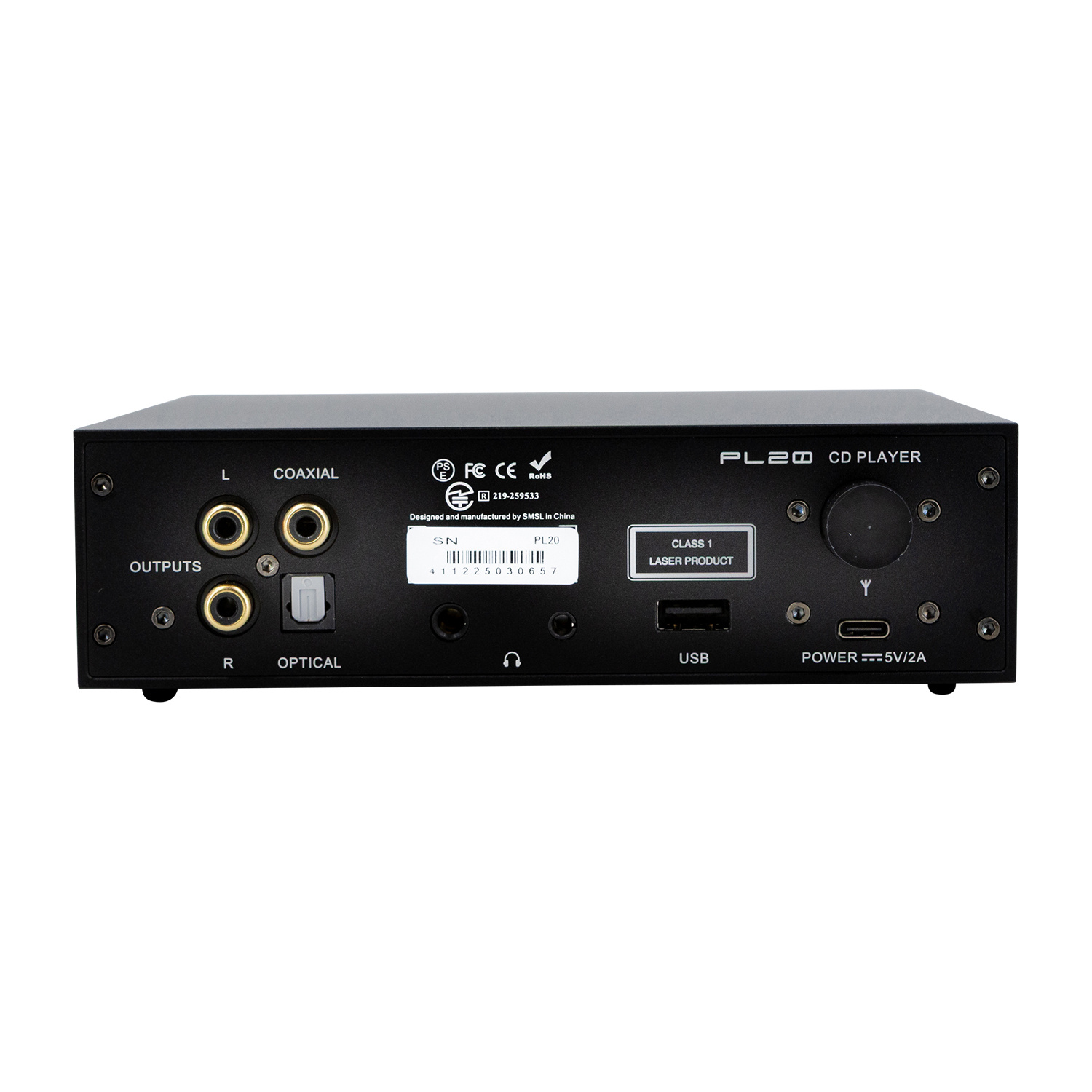 PL20 Hi-Res CD Player Ripper CS43131 Black