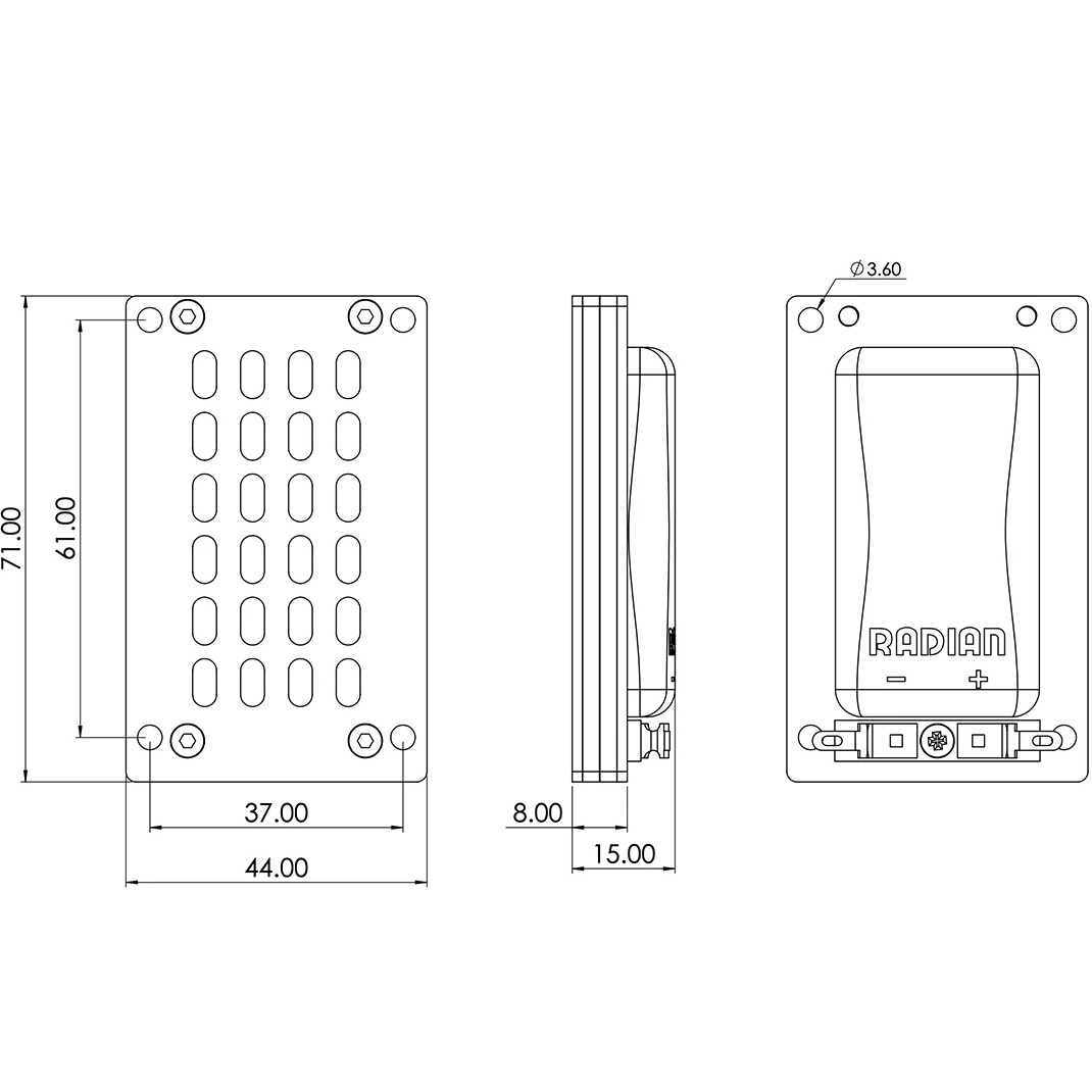 LT2.2 High Frequency Planar Ribbon Tweeter