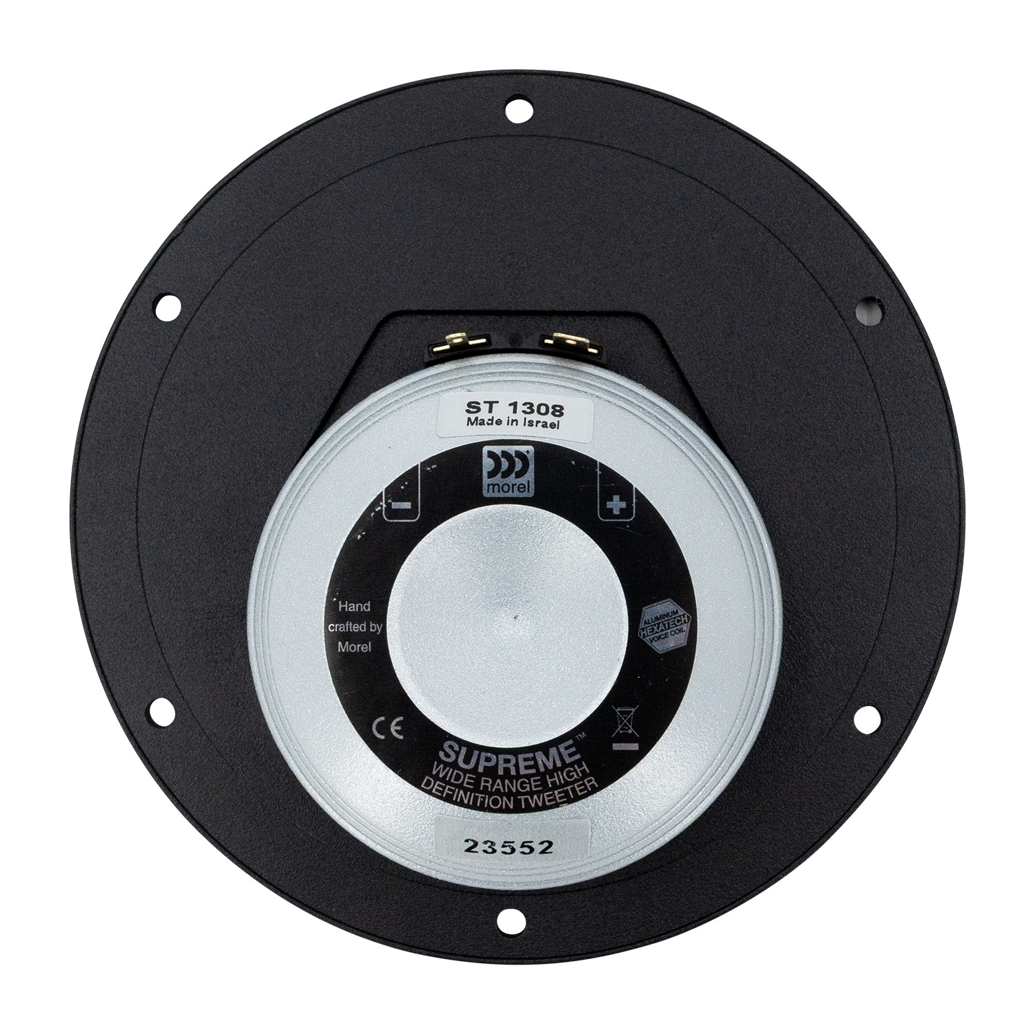 Supreme ST 1308 Black Dome Tweeter Matched Pair