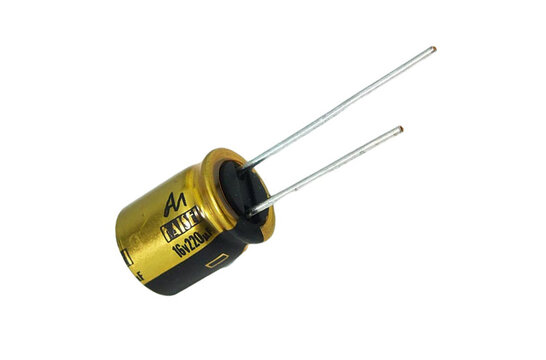 CAP-100-R-220U-16V | 220 µF | 20% | 16 V | Kaisei Electrolytic Capacitor