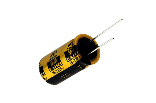 CAP-100-R-2200U-16V | 2200 µF | 20% | 16 V | Kaisei Electrolytic Condensator