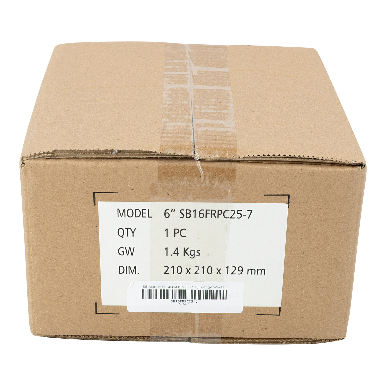 SB16FRPC25-7 Full-range Woofer