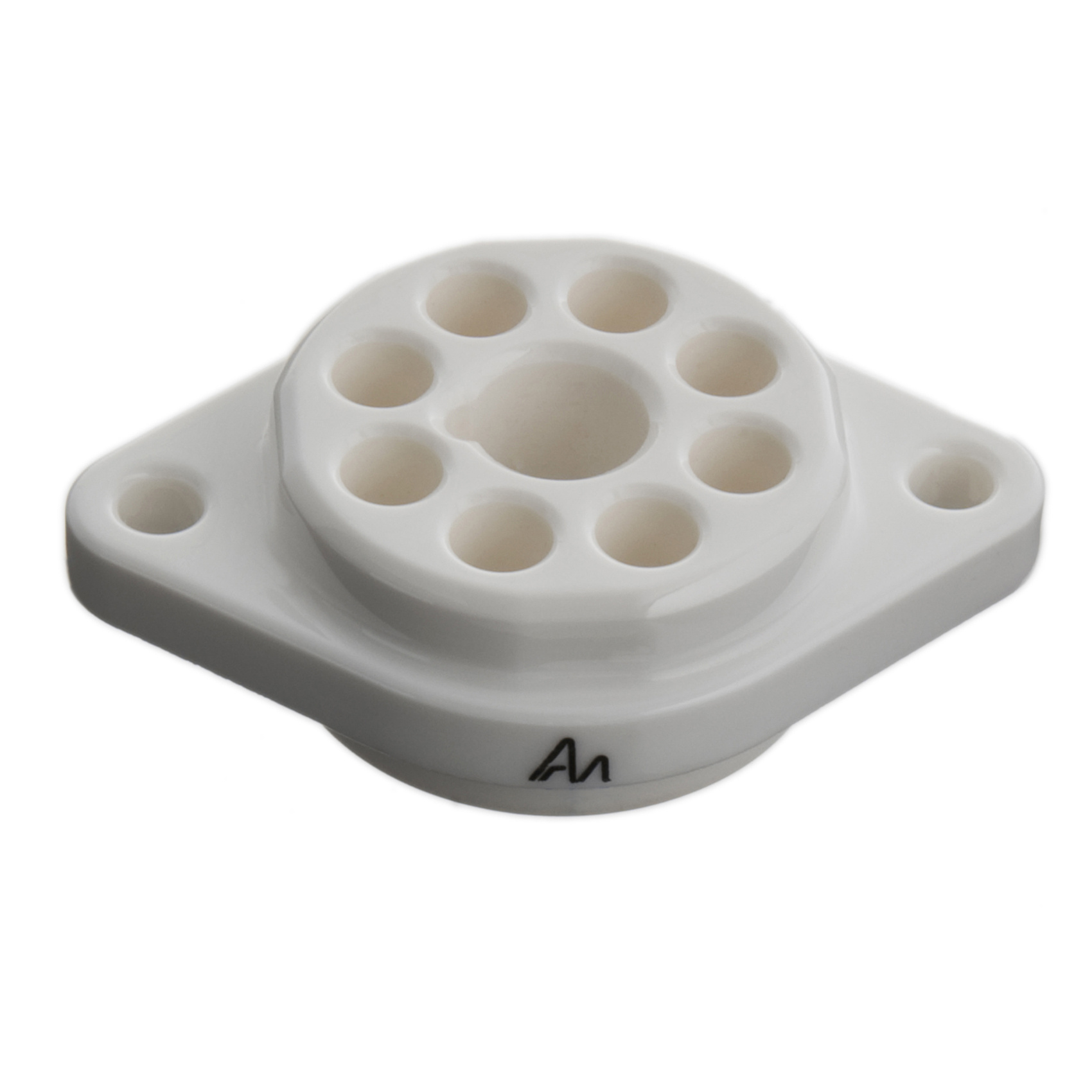 VBASE-166 UX8 8 polige Buisvoet Chassis Mount met Verzilverde Contacten