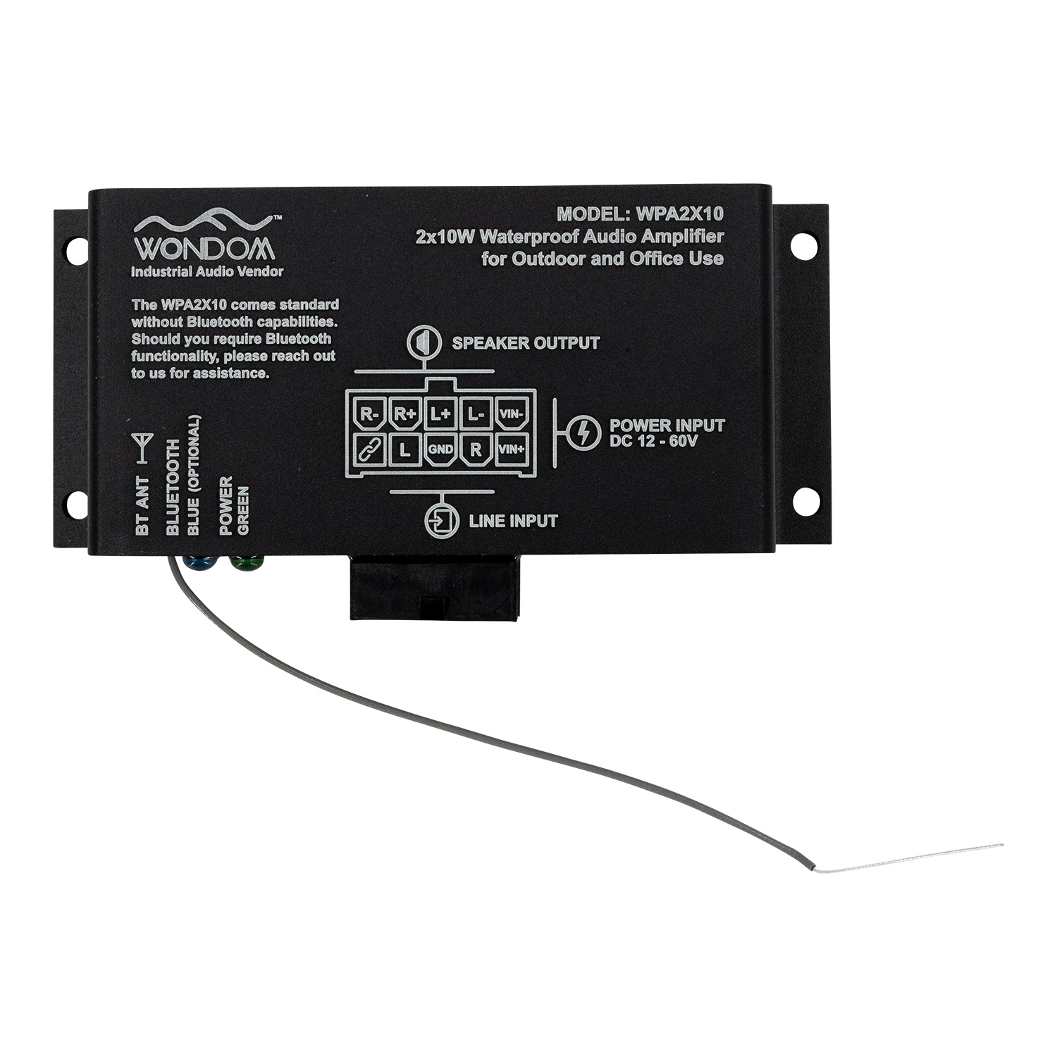 AA-AS32987 WPA2X10 2x10W Mini Waterbestendige Versterker voor Marine & Automotive
