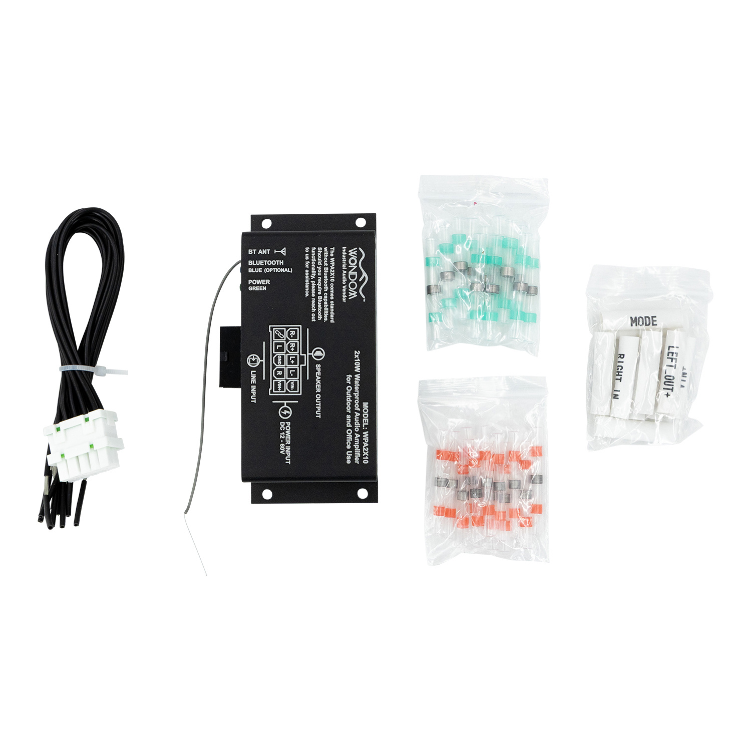 AA-AS32987 WPA2X10 2x10W Mini Waterbestendige Versterker voor Marine & Automotive